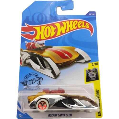 2020-53 Hot Wheels 1:64 Car ROCKIN SANTA SLED Metal Diecast Model Car Kids Toys Gift