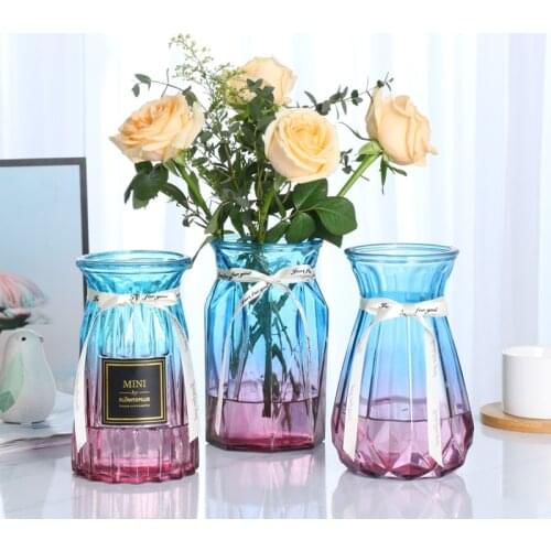 3 Pcs/Set Vases Terrarium Home Decor Floreros Decorativos Moderno Living Room Decoration горшки для цветов декор ваза стекло