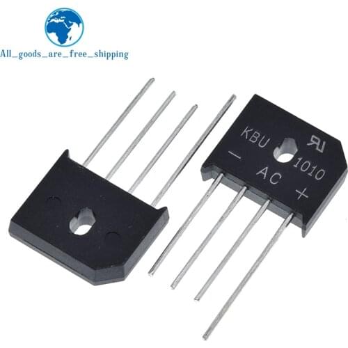 5PCS/LOT KBU1010 KBU-1010 10A 1000V ZIP Diode Bridge Rectifier diode New
