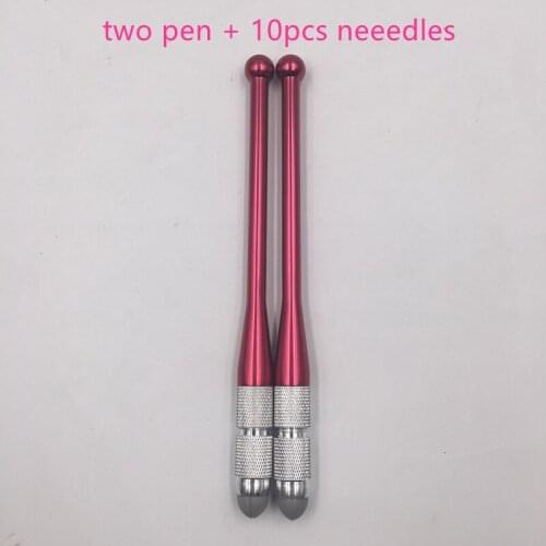 Free shipping 2pcs New design Professional 3D Microblading Permanent Makeup Manual Eyebrow Lip Tattoo Pen for Permanent Makeup