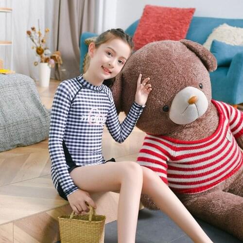 Children Swimsuit Toddler Girl Bathing Suit Kids Swimwear Girl One Piece Swimsuit Long Sleeve Swimsuit Baby Girl Swimwear Beach