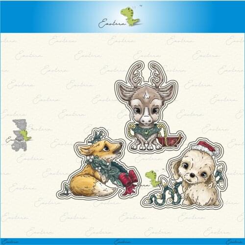 Christmas beast metal cutting dies 2021 new diy molds Scrapbooking Paper Making die cuts crafts