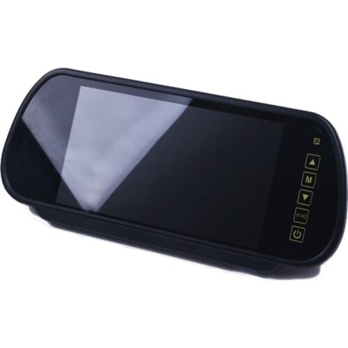 7 Inch TFT LCD Widescreen Touch Button support DVD Car Rearview Mirror Monitor 7'' Parking Reverse Rear view Monitor