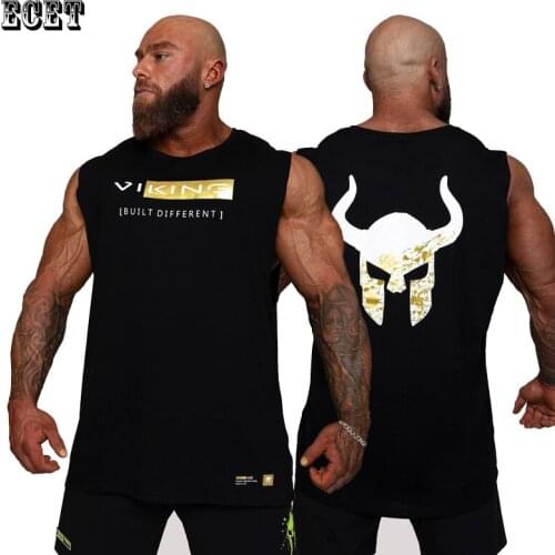 Mens Clothing Summer 2021 New Mens Casual Vest Jogger Fitness Cotton Sportswear Top Round Neck Sleeveless Vest