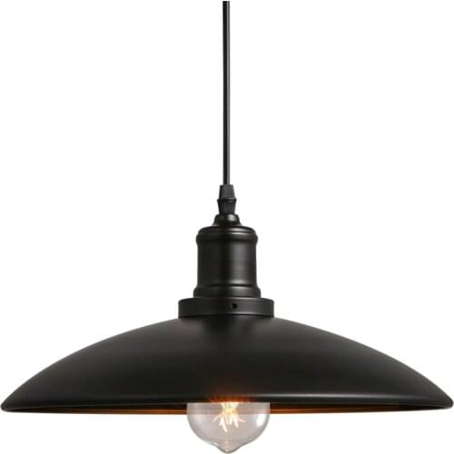 American Country Pot Lid Bar Pendant Lights Retro Industrial Restaurant Shop Loft Pendant Lamps Living Room Aisle Deco Fixtures