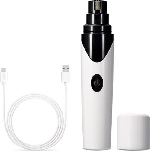 Portable Pet Nail Grinder USB Rechargeable Electric Dog Cat Claw Nail Clipper Trimmer Cordless Pet Care Grooming Paw Nail Cutter