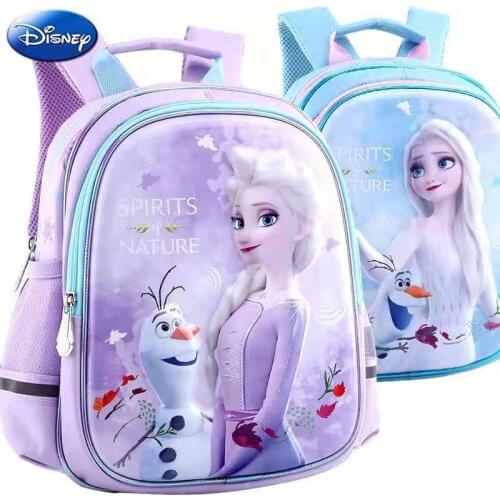 Disney Frozen Kindergarten Backpack For Boys Girls Primary Student School Bags Super Light Age 4-8 Years Kids Birthday Gifts