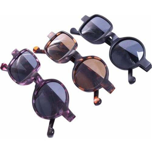 GLAUSA Punk Asymmetrical Round&Square Sun Glasses Women&Men Floral Sun Glasses UV Eyewear Eyeglasses Oculos De Sol Unisex