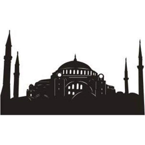 ISTANBUL City Decal Wall Sticker Vinyl Stickers Decor Mural Art Living Room Home Decoration Landmark Skyline Wall Decal