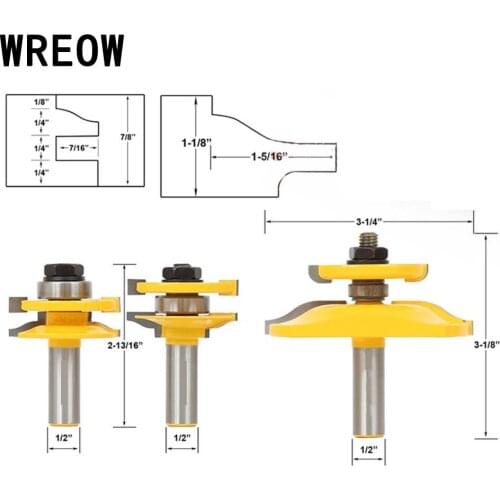 WREOW Double-sided Milling Cutter Tool Highly Sharpen Household Heat Resistant Coating Solid Material Bodies Carbide Alloy