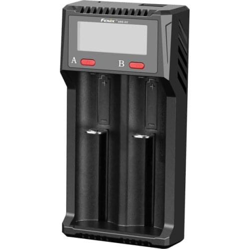 Fenix ARE-D2 Battery charger compatible with Li-ion and Ni-MH/Ni-Cd batteries Micro USB charging and USB discharging function