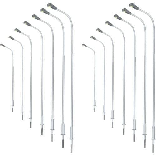 Railway Train Light 1:75 Model Lamppost Toys Sand Table Architecture Building Scene Landscape Street Cooper Lamp Diy Materials