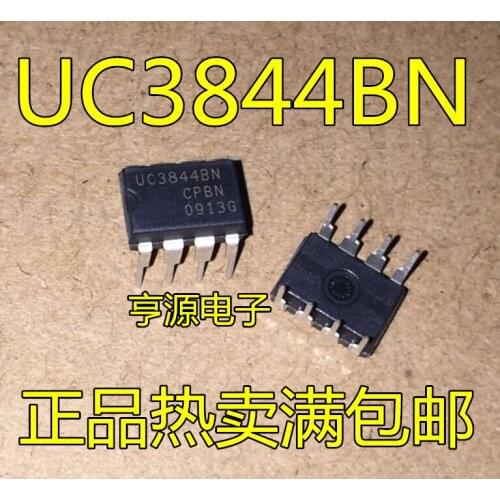 100% New&original In Stock 5pcs/lot UC3844 UC3844B UC3844BN DIP-8