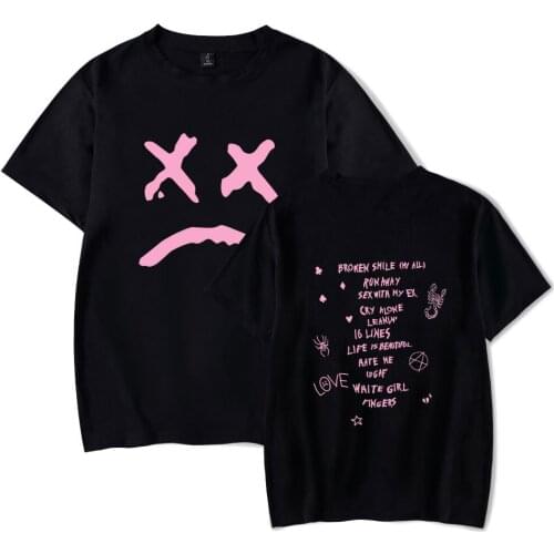2021 Fashion Lil Peep HELLBOY Men Women Summer t-shirt Print Harajuku Short Sleeve t-shirt Cotton O-neck Boy Girl teen tops