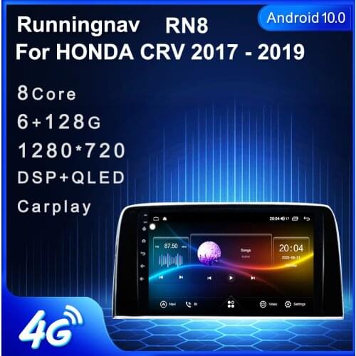 4G LTE Android 10.1 Fit HONDA CRV 2017 2018 2019 Multimedia Stereo Car DVD Player Navigation GPS Radio