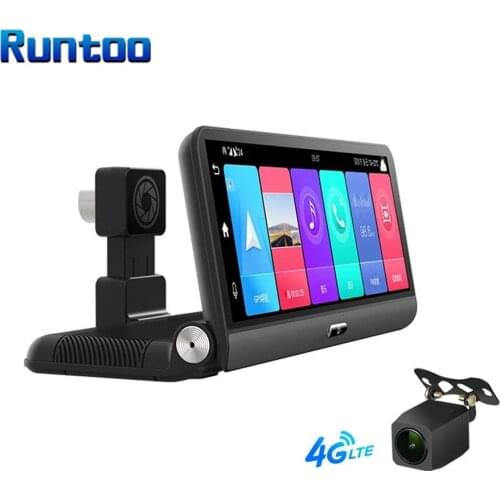 4G Car DVR Recording 8 Inch Auto Rearivew Mirror Dash Cam ADAS 1080P Dual Lens Recorder Android Stream Media WIFI Night Vsion