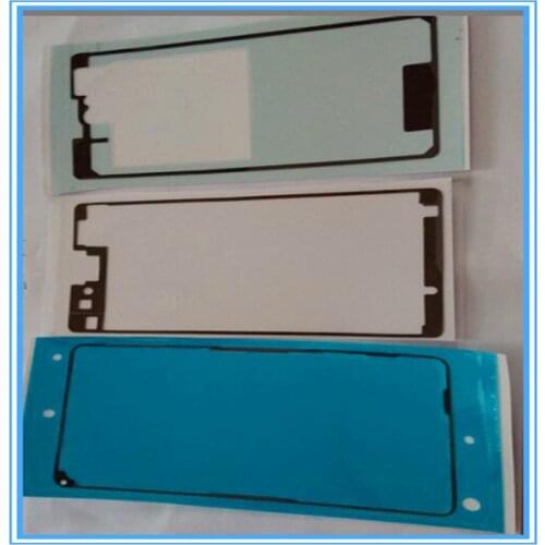 5 Sets 15PCS in Total New Front + Back Adhesive Glue Tap Sticker For Sony Xperia Z1 Compact D5503 Z1 Mini M51w Frame Stickers