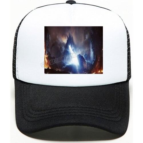 Godzilla vs. King Kong childrens hats mens baseball caps and womens sun hats can be customized net cap cartoon printing gift