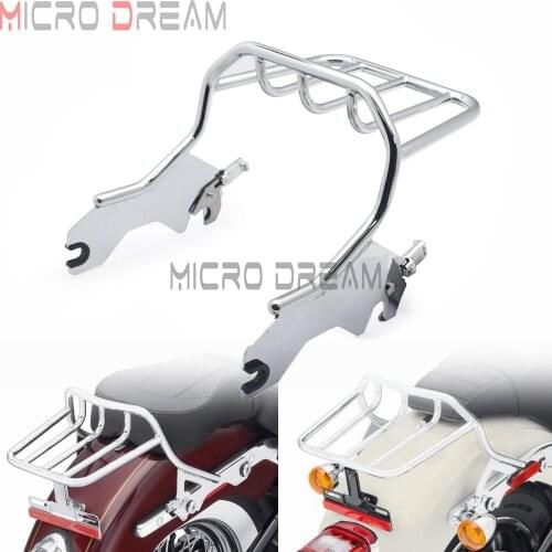 Motorcycle Two Up Detachable Luggage Rack Chrome 50300136 for Harley Softail Sport Glide Low Rider FLSB FXLR FXLRS 2018-2020