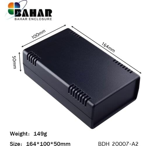 Bahar Desk-top electronics plastic ABS 5 piece enclosure from Bahar Enclosure 164*100*50 mm BDH20007