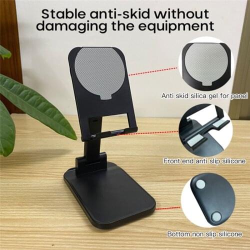 Magnetic Mobile Phone Accessories Portable Tripod Desktop Stand Table Cell Phone Holder For IPhone Samsung Xiaomi Huawei Ipad