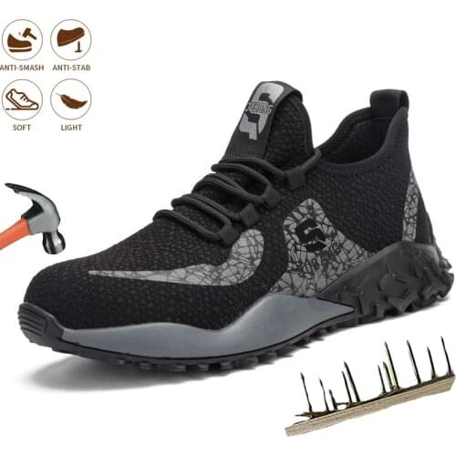 Mens Steel Toe Safety Shoes Work Insulation Boots lightweight Puncture-Proof Shoes Footwear Breathable Protection Shoes