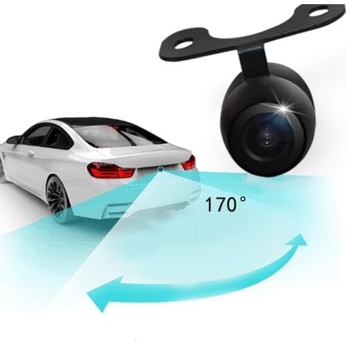 New HD Night Vision Car Rear view Waterproof Front Side View Rear Camera 170° Wide Angle With Mirror Image Parking LineHD CCD