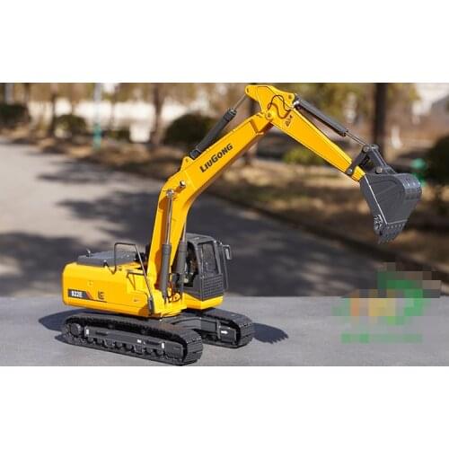 Original factory Diecast 1:35 Liugong 922E diecast metal excavator toy model for Christmas gift,collection