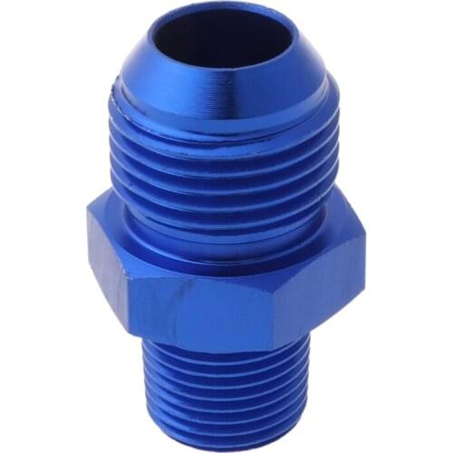 Male AN10 To 3/8'' NPT Thread Aluminum Straight Adapter Pipe Fuel Oil Fitting AdapterDrop shopping