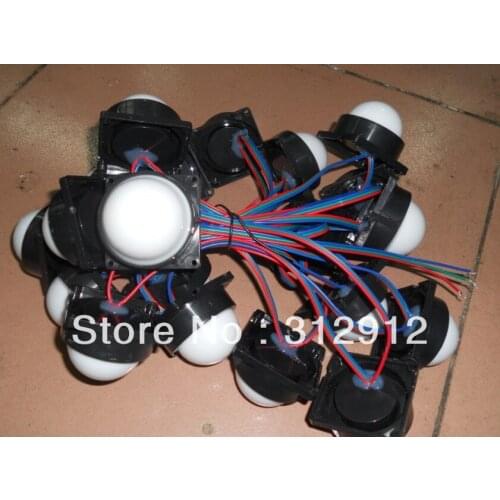 DC12V WS2811 pixel module with milky cover, 6pcs 5050 RGB SMD LED,50mm diameter(cover),20pcs a string