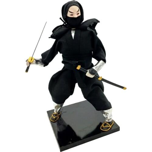 Post-Modern Japanese Samurai Male Doll Oriental Doll Oriental Desk Ornament Crafts 12'' 30cm