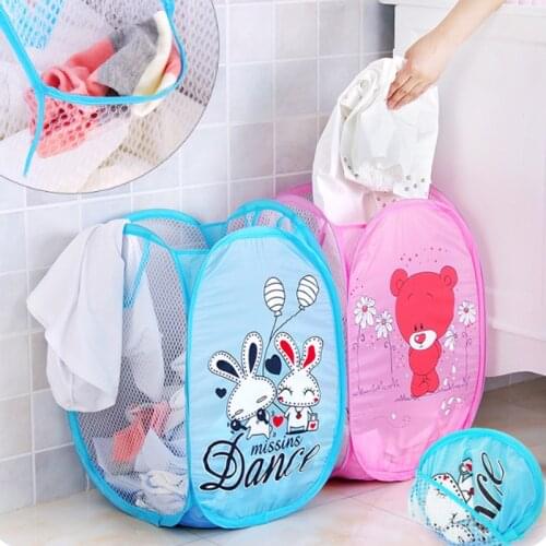 Folding Cartoon Dirty Clothes Basket Household Clothes Storage Basket Children Toy Storage Basket Laundry Basket