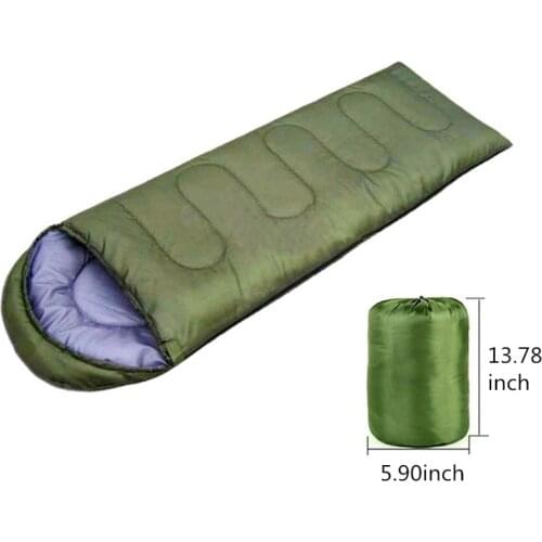Camping Sleeping Bag, Lightweight 4 Season Warm & Cold Envelope Backpacking Sleeping Bag For Outdoor Traveling Hiking 0.7KG