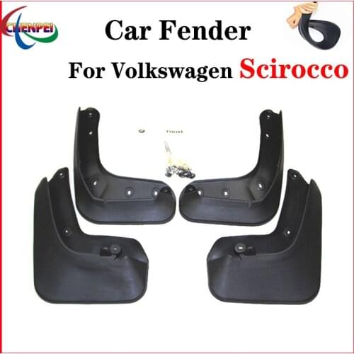 4pcs Special Fender For Volkswagen Scirocco 2009-2018 Car Fender Auto Mudguard Tire Supplies Car Decorate Accessories