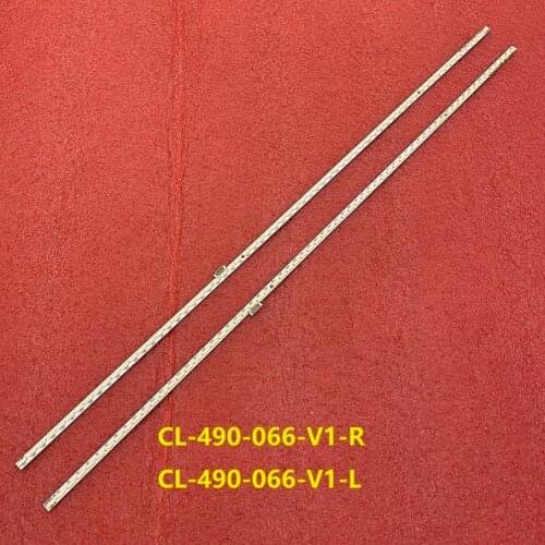 LED strip 66 lamp For Philips 49"TV 49pus7101 LK 10024664-A0 11800820-A0 CL-490-066-V1-R L 11800819-A0 TPT490U2-EQLSHA.G