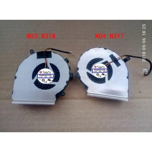 Fan for MSI GE72 GE62 PE60 PE70 GL62 GL72 GP62 6QG MS-1794 MS-1795 GE72VR GP72VR 6RF 7RF PAAD06015SL N317 N318 N371 N372 N389