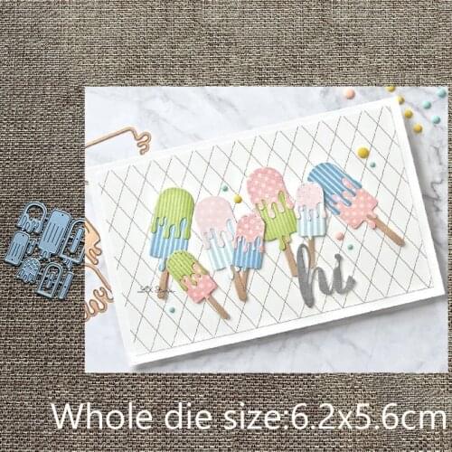 XLDesign Craft Metal Cutting Dies stencil mold ice cream desserts decoration scrapbook Album Paper Card Craft Embossing die cuts