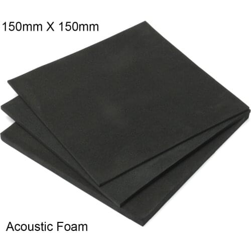 Soundproofing Foam Acoustic Foam 150x150mm Sound Treatment Studio Room Absorption Wedge Tiles Polyurethane Foam 3/5/10mm