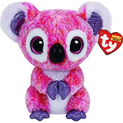 15cm Ty Stuffed Plush Animals Pink Koala Toy Ty Beanie Boos Unicorn Dog Stuffed Animal Plush Toys Children Birthday Gift