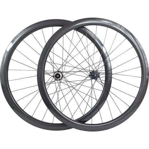 1570g 700c 38mm center lock road disc carbon wheelset clincher tubeless U shape straight pull CL wheels UD 3K 12K 12X100 12X142