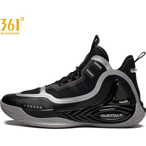 361 Degrees 20Q4 Mens Professional High-Top Anti-Slip Cushioning Basketball Shoes Mesh Breathable Sports W572041109-3