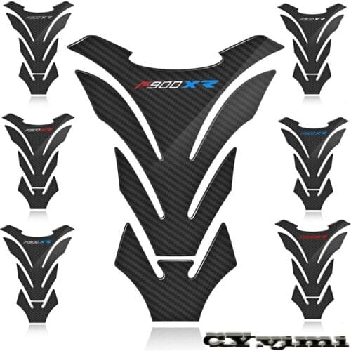 3D Carbon Fiber Motorcycle Fuel Tank Pad Cover Protector Decal Stickers For BMW F900XR F900 XR F 900 XR