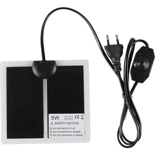 5-45W Reptiles Heat Mat Climbing Pet Heating Warm Pads Adjustable Temperature Controller Mats Reptiles Supplies EU Plug