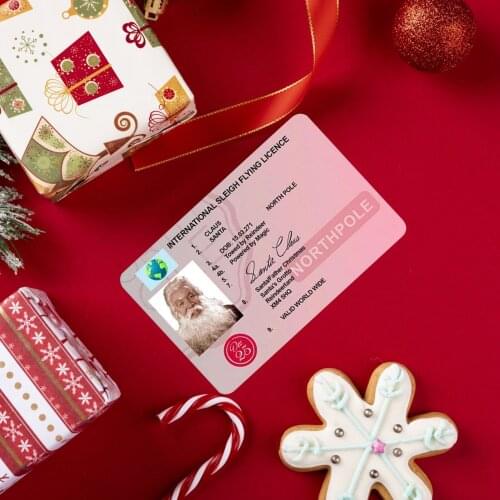 @ Santa Claus Lost Driving Licence Xmas Box Christmas Tree Holiday , Father Christmas Eve Keepsake, DIY Decorations Xmas Navidad