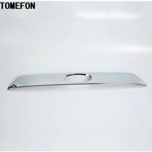TOMEFON Car Styling For Subaru XV Crosstrek Impreza 2017-2019 ABS Chrome Rear Trunk Tail Gate Tailgate Cover Protector Strip