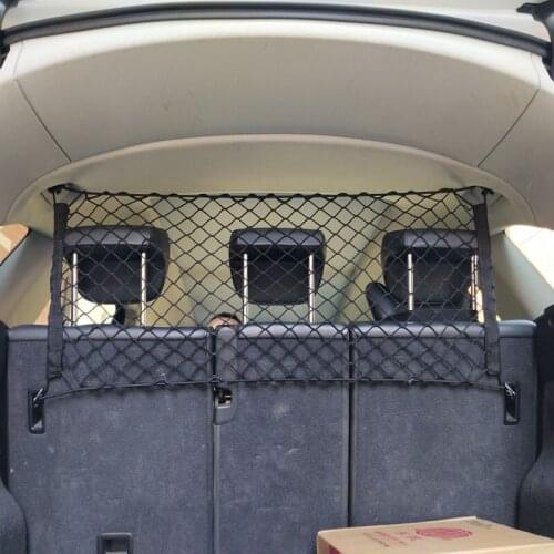 Dog Carrier Barrier Pet Carrier Isolation Net Dog Travel Accessories Dogs Car Seat Protector Net SUV Dog Isolation Trunk Mesh
