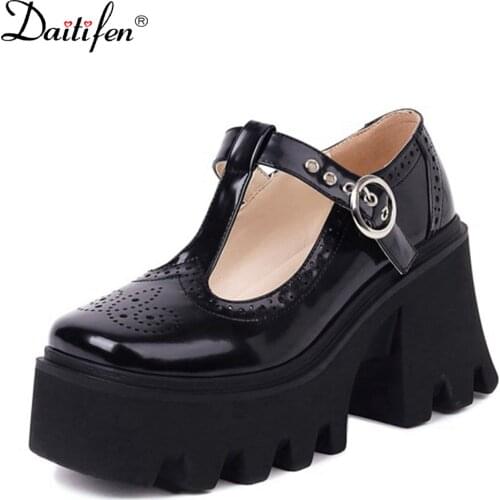 Кожаные туфли-лодочки DAITIFEN China At AliExpress