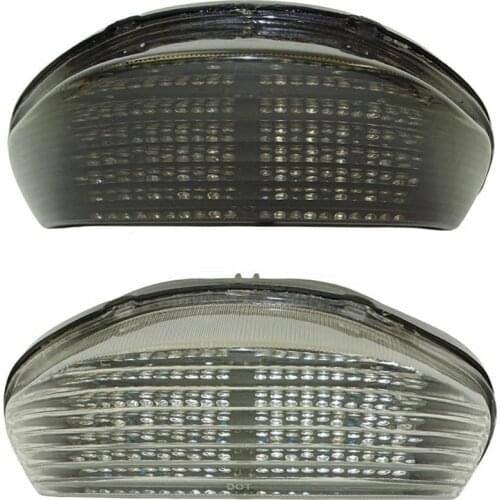 For Kawasaki ZX12R ZX-12R 2000 2001 2002 2003 2004 2005 Rear Tail Light Brake Turn Signals Integrated LED License Plate Light