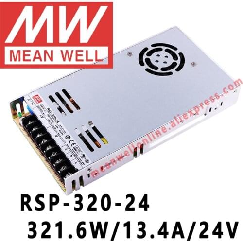 Mean Well RSP-320-24 meanwell 24VDC/13.4A/321W Single Output with PFC Function Power Supply online store