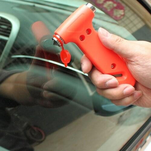 New High Quality Car Emergency Escape Safety Gear Break Window Glass Hammer Belt Rope Cutter safety cutter to slice Tools